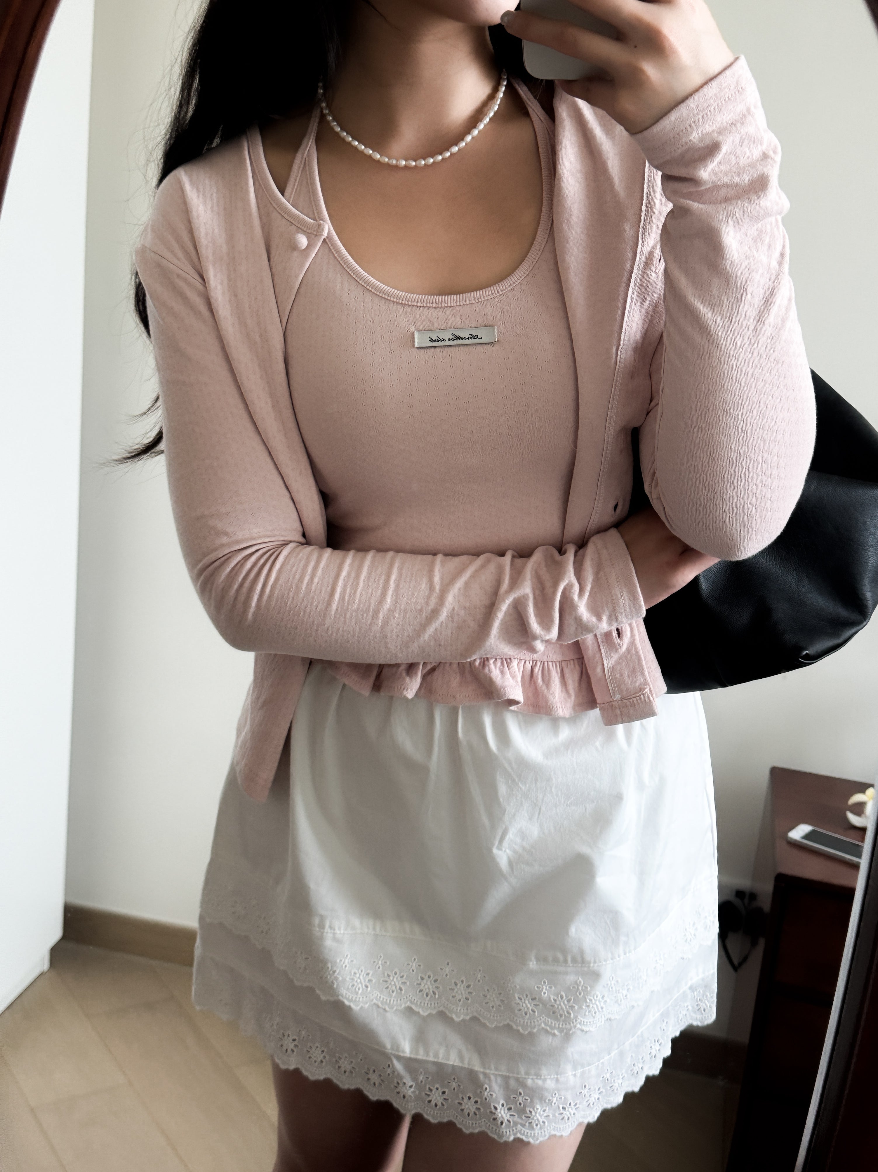 少女氣質感bb棉 set