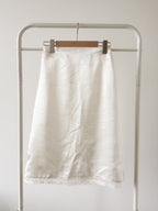 spring satin skirt