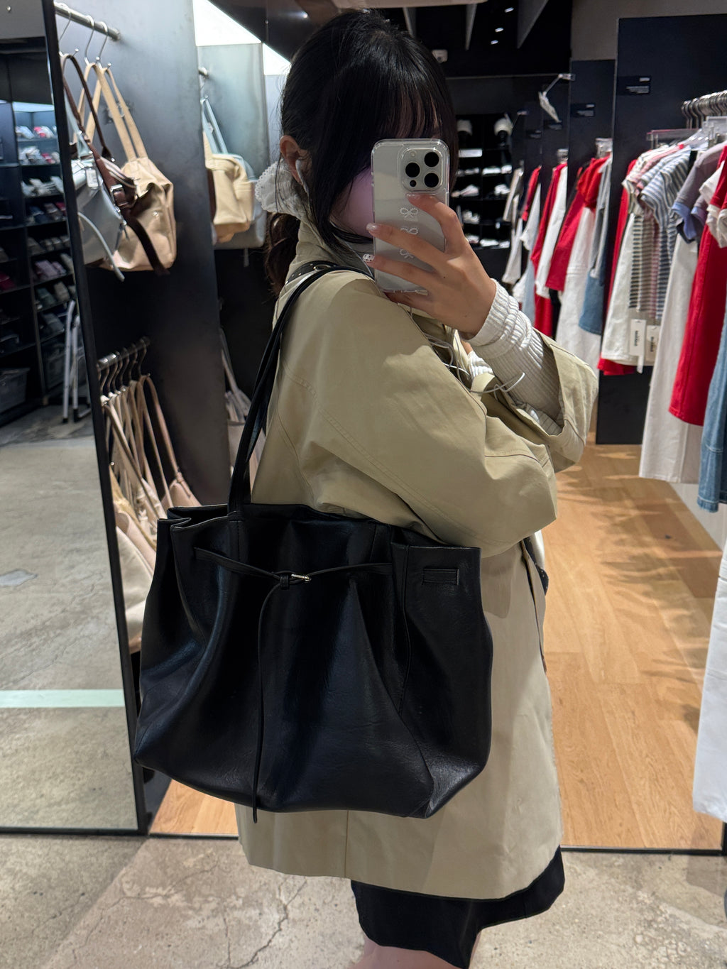 office girl belt bag//放到電腦💻