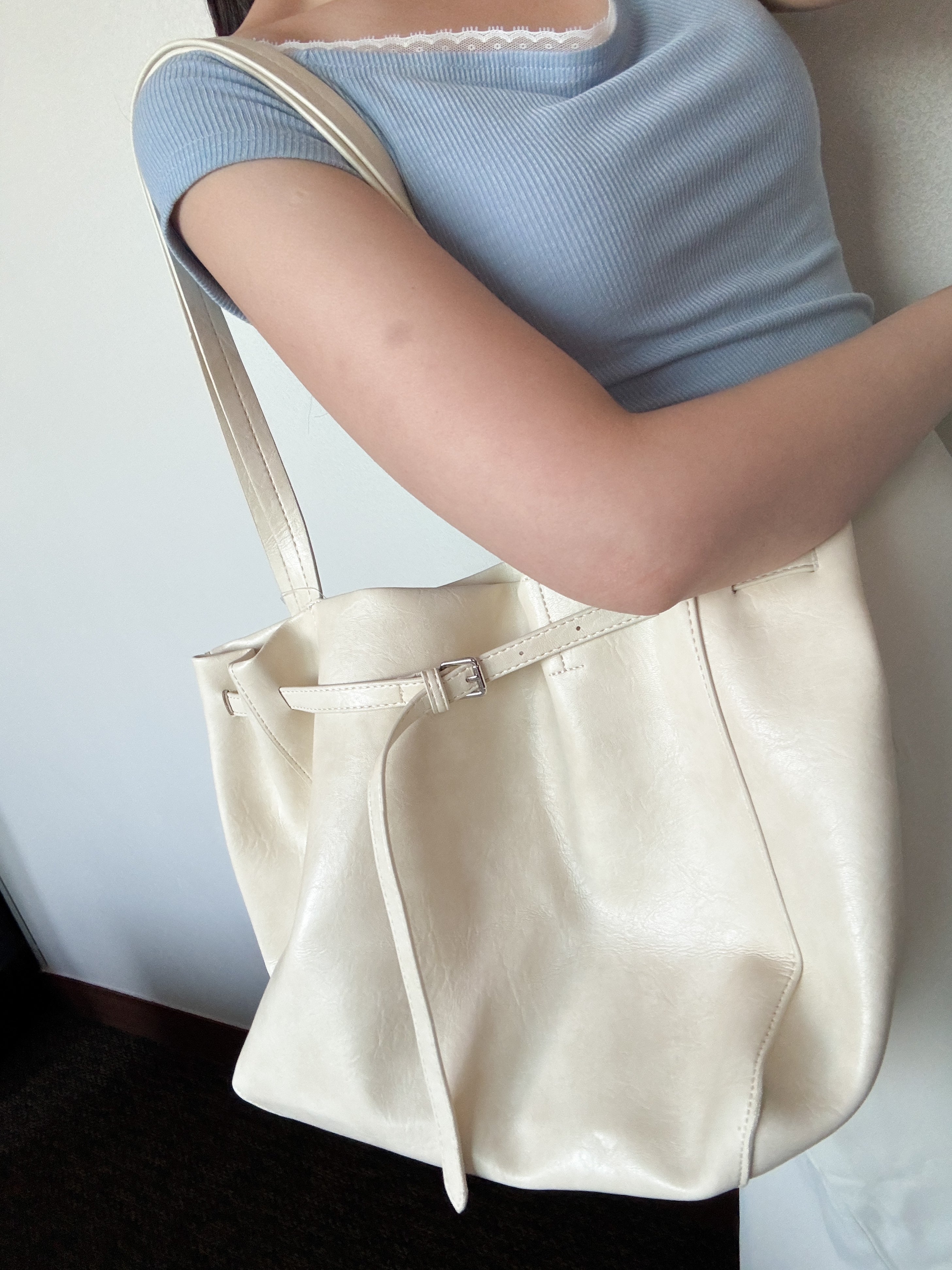 office girl belt bag//放到電腦💻