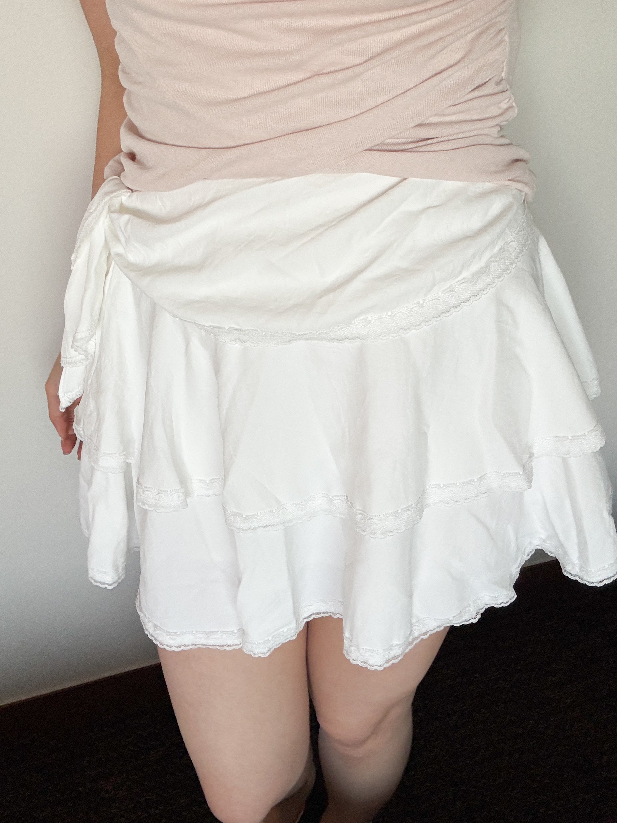 少女氣質感ruffle skirt