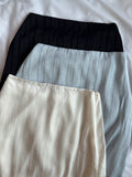 氣質satin mid skirt