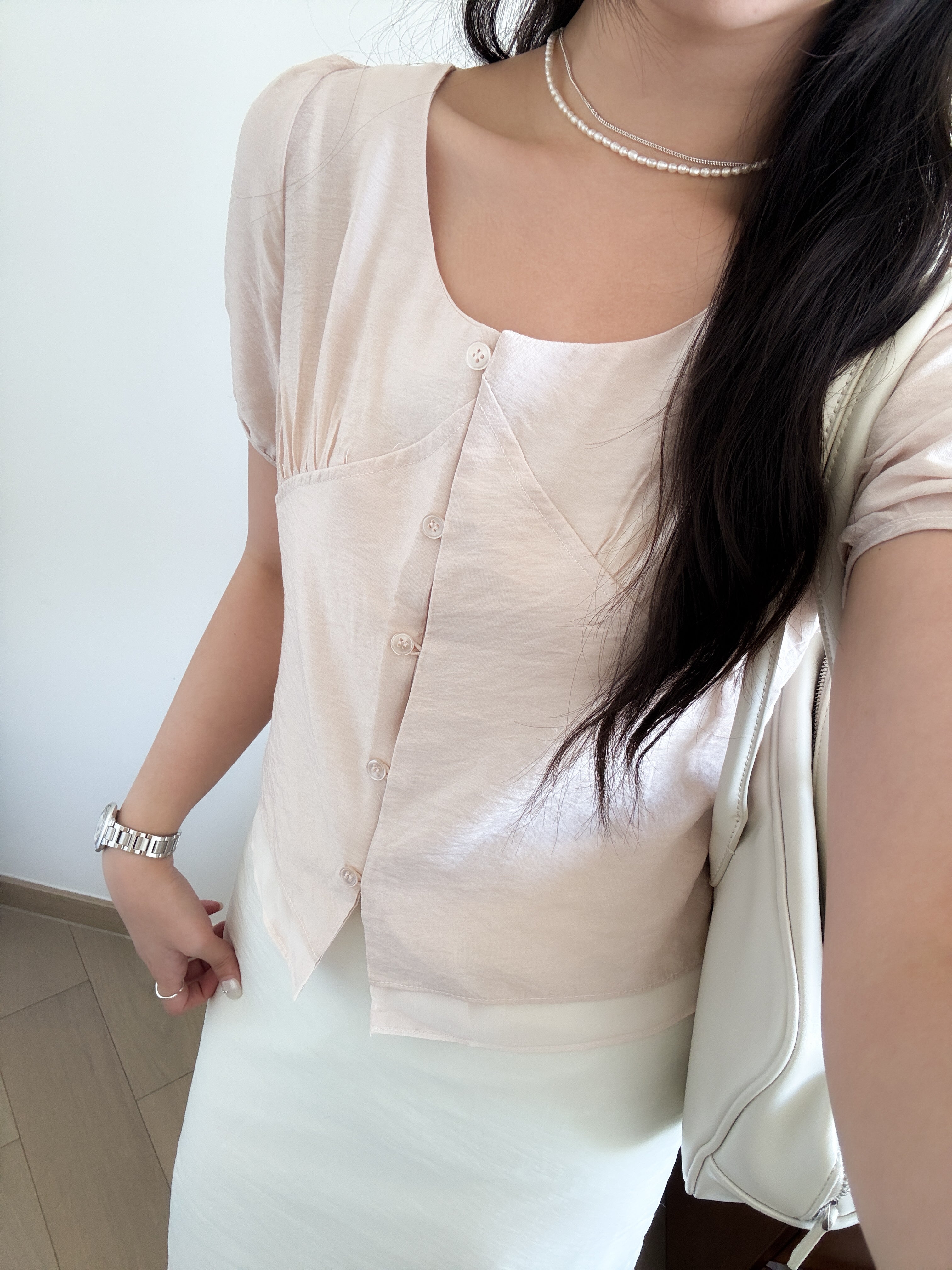 韓國姐姐的氣質layer blouse
