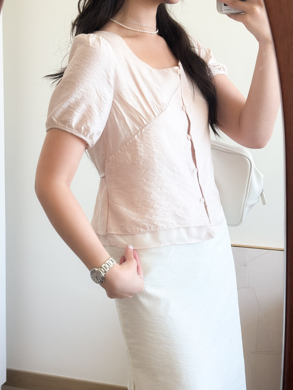 韓國姐姐的氣質layer blouse