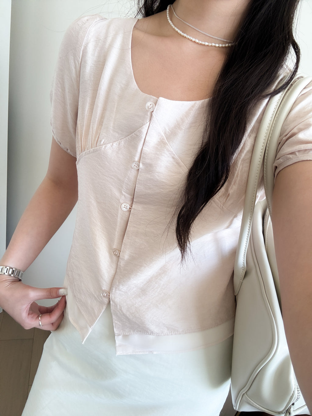 韓國姐姐的氣質layer blouse
