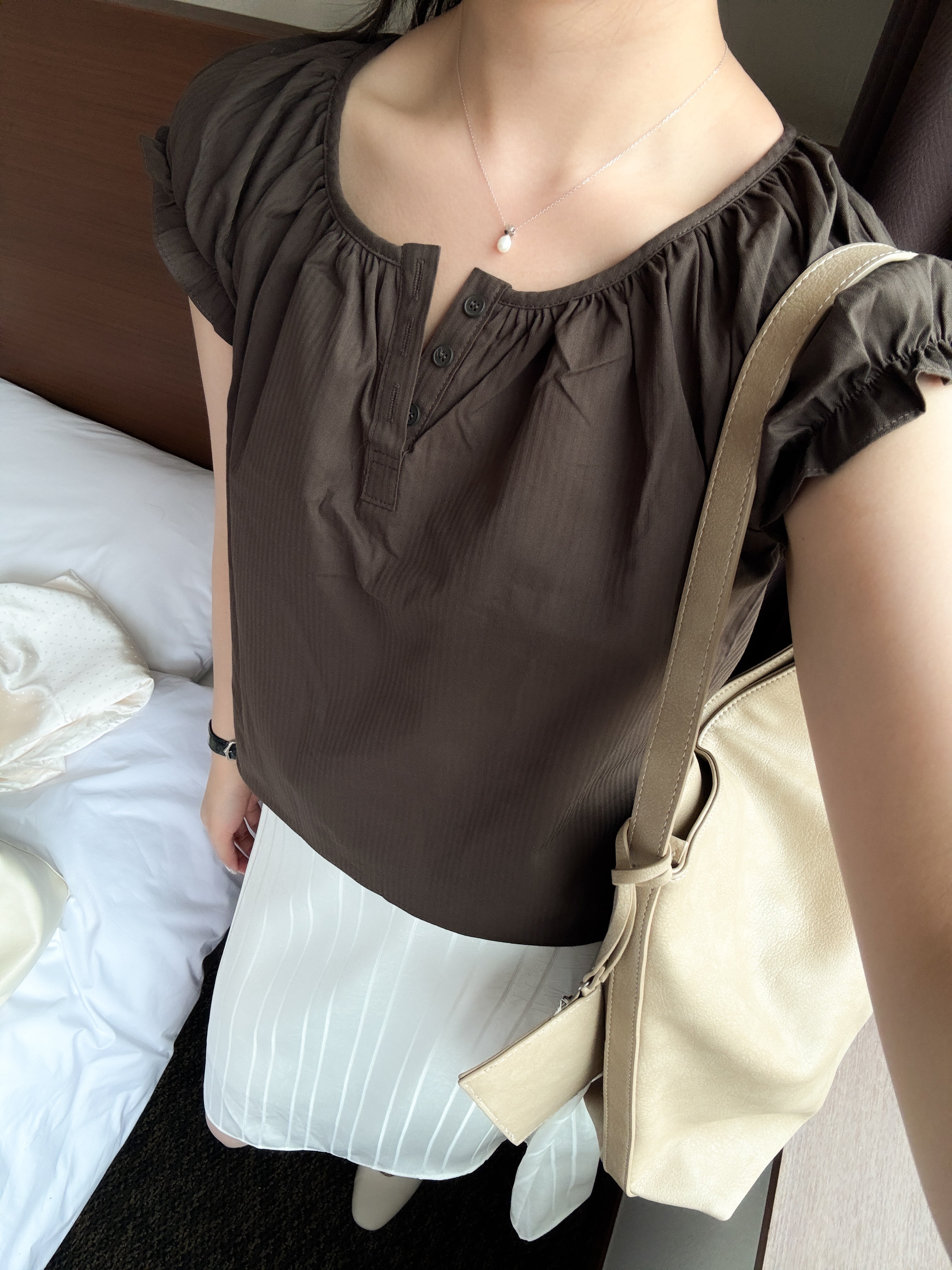 氣質姐姐的button blouse