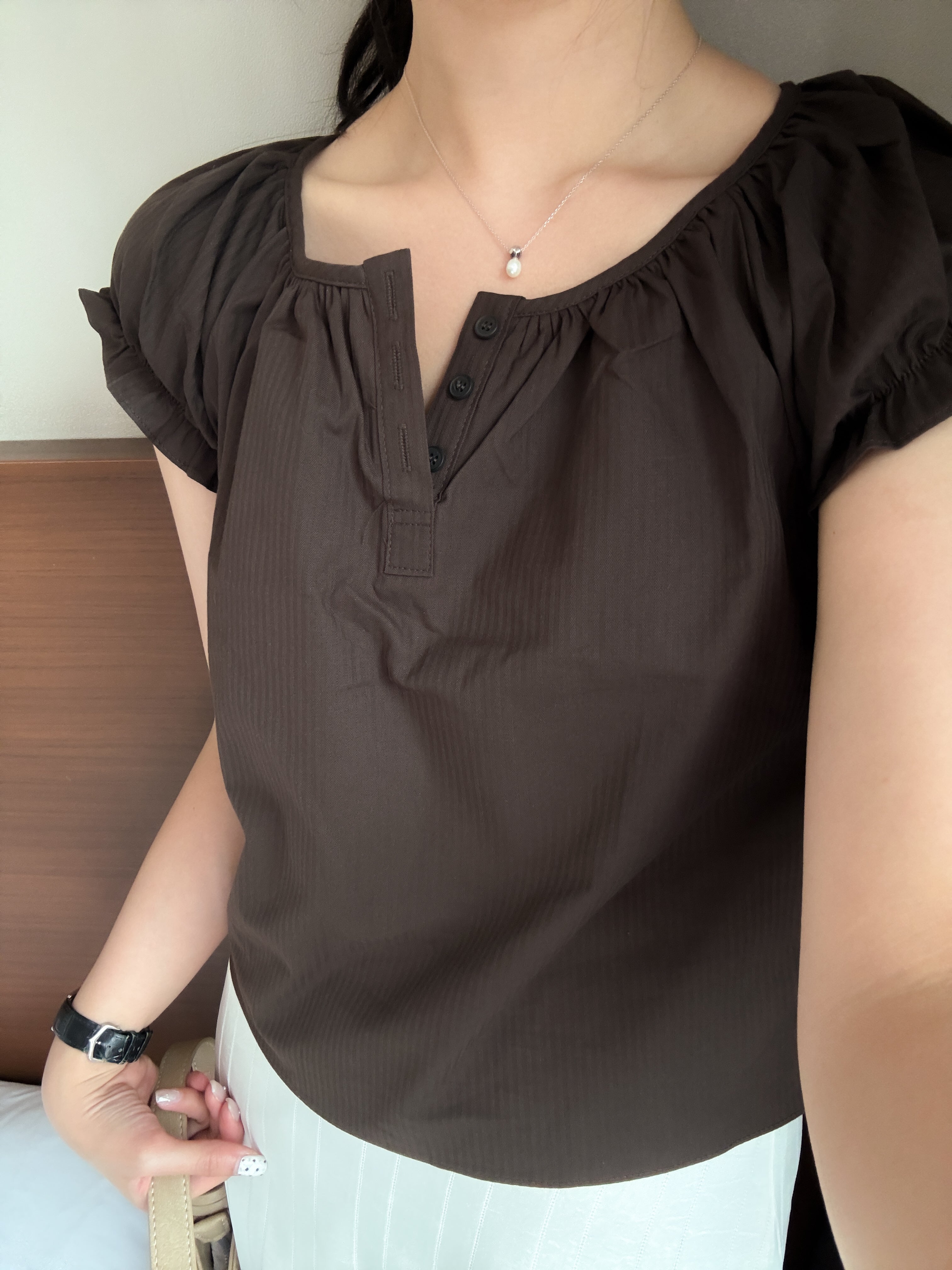氣質姐姐的button blouse