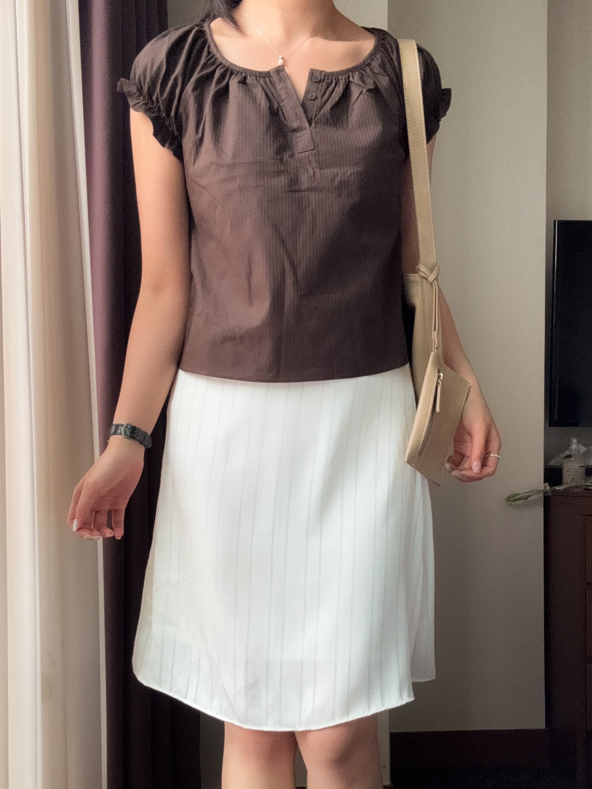 氣質姐姐的button blouse