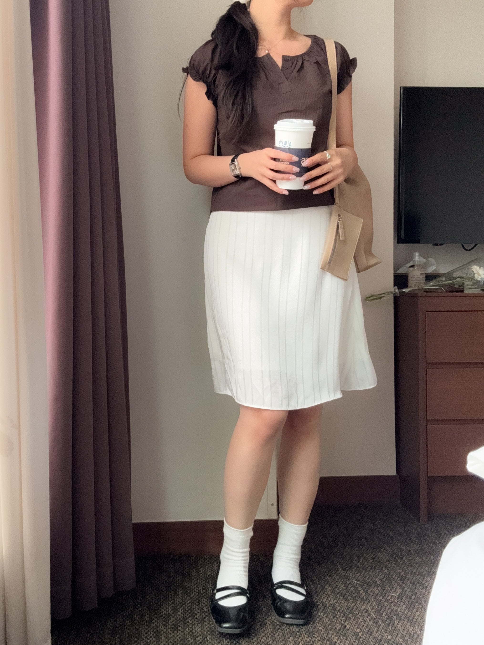 氣質姐姐的button blouse