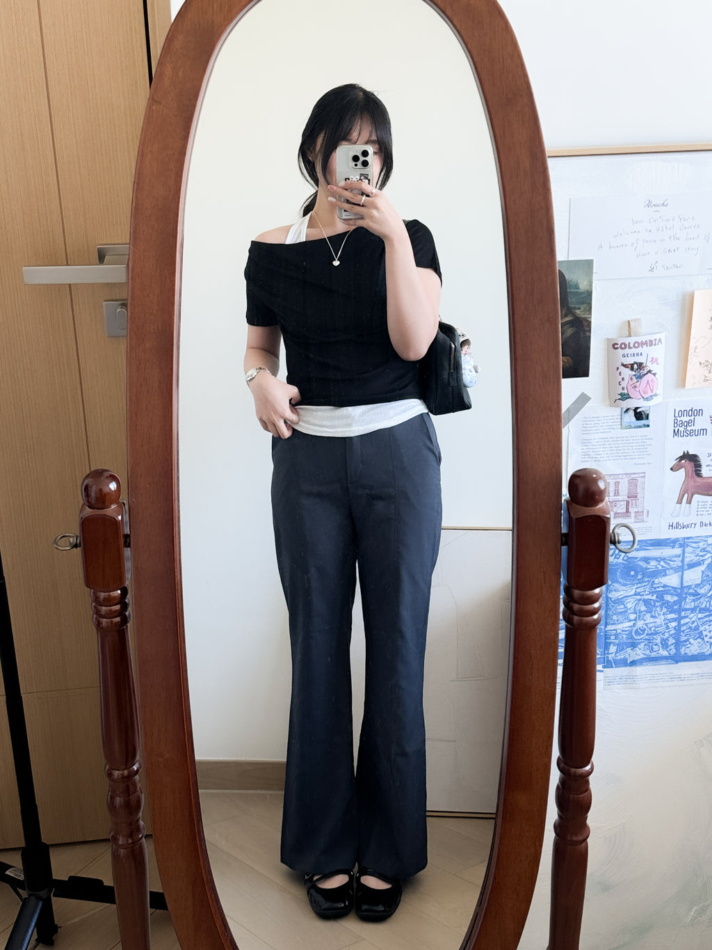 160女孩ok！西裝喇叭褲