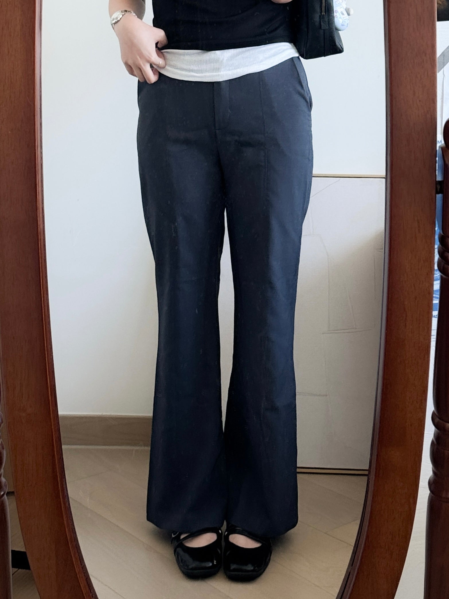 160女孩ok！西裝喇叭褲