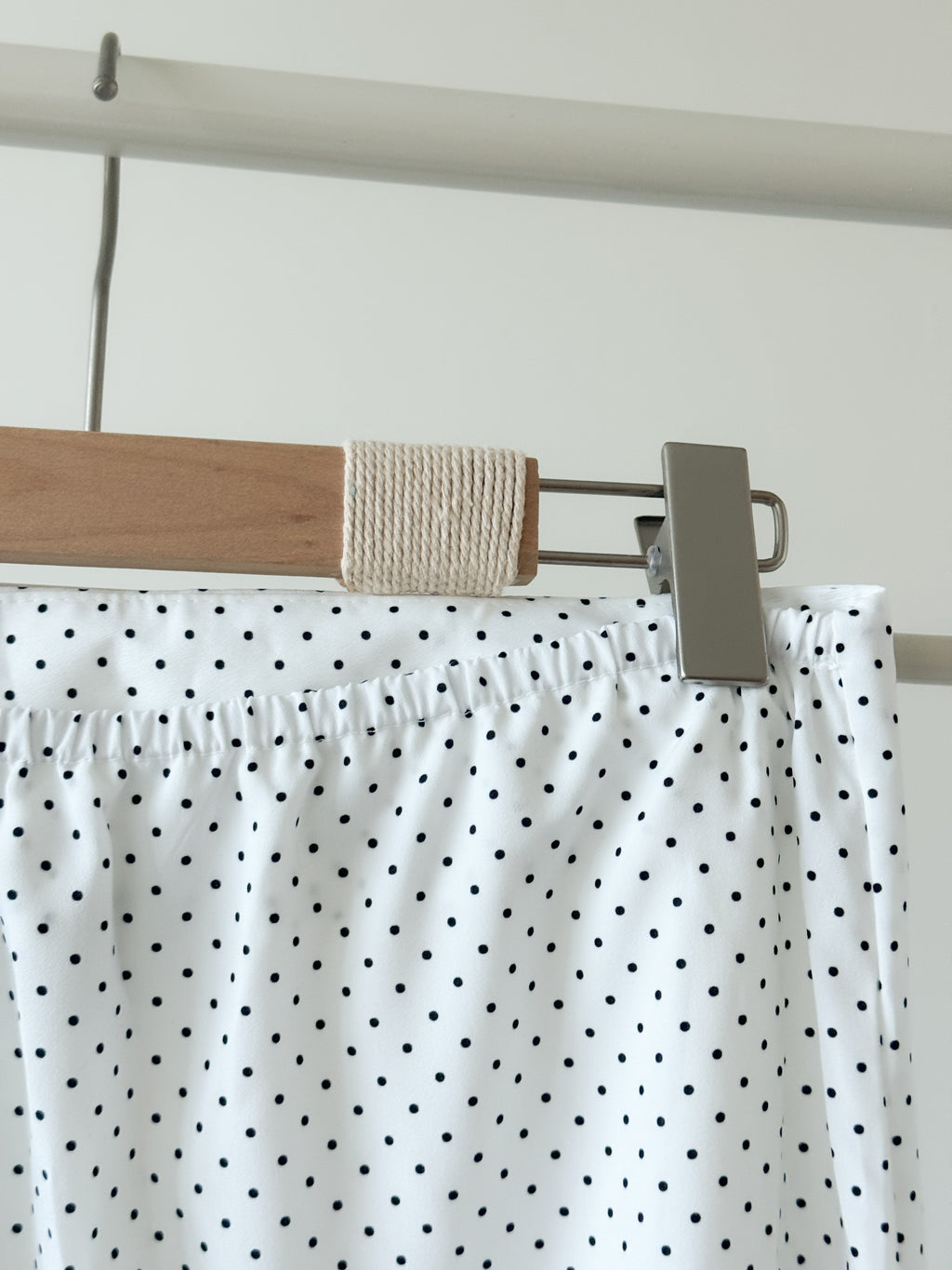 polka dot mid skirt