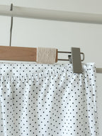 polka dot mid skirt