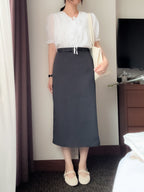 法式女孩的spring ruffle blouse