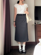 氣質姐姐的button blouse