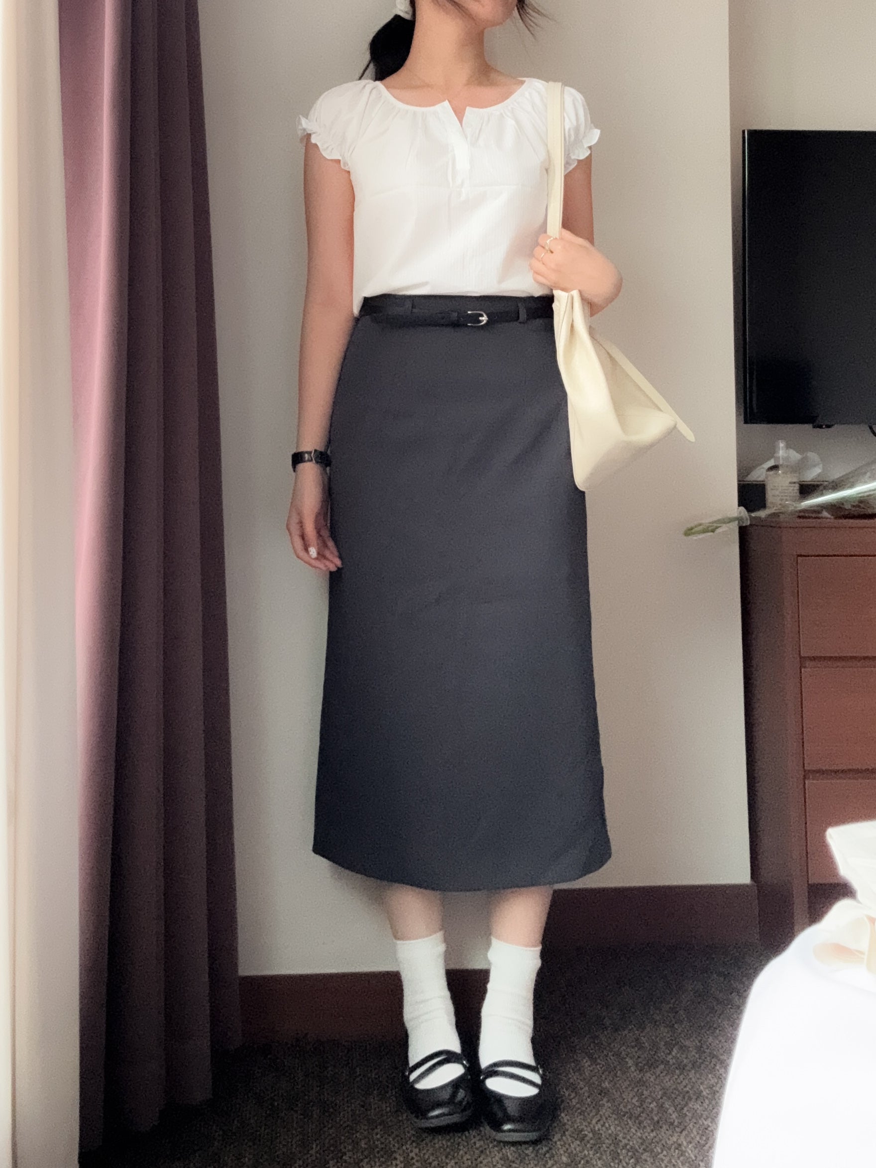 氣質姐姐的button blouse