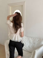韓國姐姐的氣質layer blouse